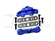 GPM Aluminium Front Lower Suspension Arm Tie Bar Set - Blue TXMS008N-B