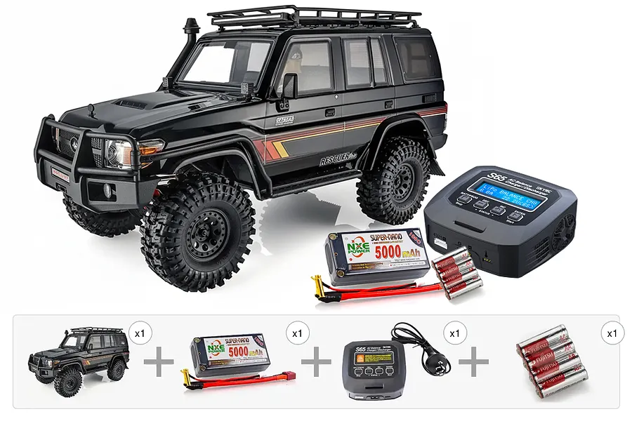 RGT Rescuer LC76 RC Rock Crawler - Essentials Pack image 134819