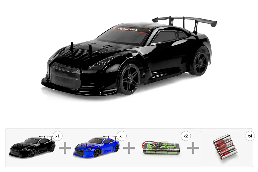 HSP Flying Fish RC Drift Car - Performance Team Pack image 136574