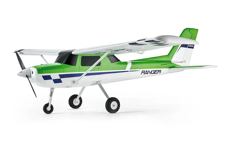 FMS RC Plane Ranger EP Reflex V3 1.2m Green - Learn To Fly Bundle image 136588