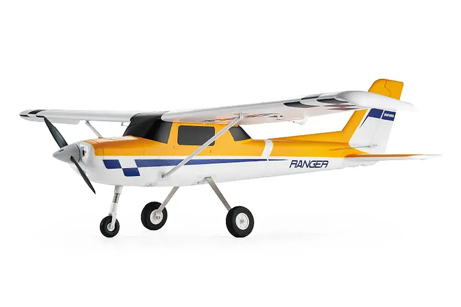 FMS RC Plane Ranger EP V2 Reflex V3 1.2m Yellow - Learn To Fly Bundle image 136602