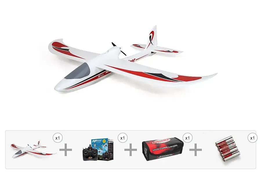 FMS RC Plane Easy Trainer 1.3m RTF - Learn To Fly Bundle image 136637