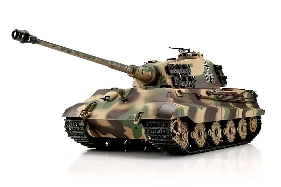 Heng Long 1/16 German King Tiger (Henschel) &amp;amp; German Panther Type G RC Tank - German Tank Bundle image 136672