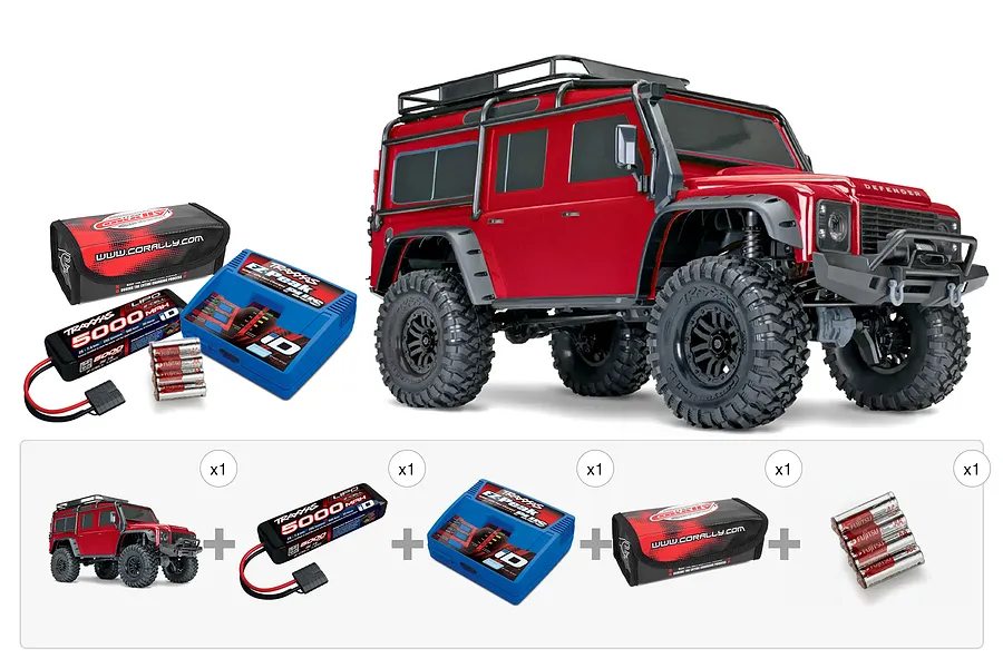 Traxxas TRX-4 Land Rover Defender RC Rock Crawler - Essentials Pack image 136833