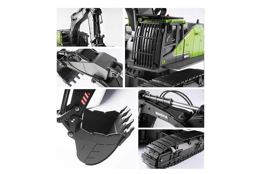 Huina 1/14 RC Front End Loader, Excavator &amp;amp; Dump Truck - Professional Earth Moving Bundle image 139344