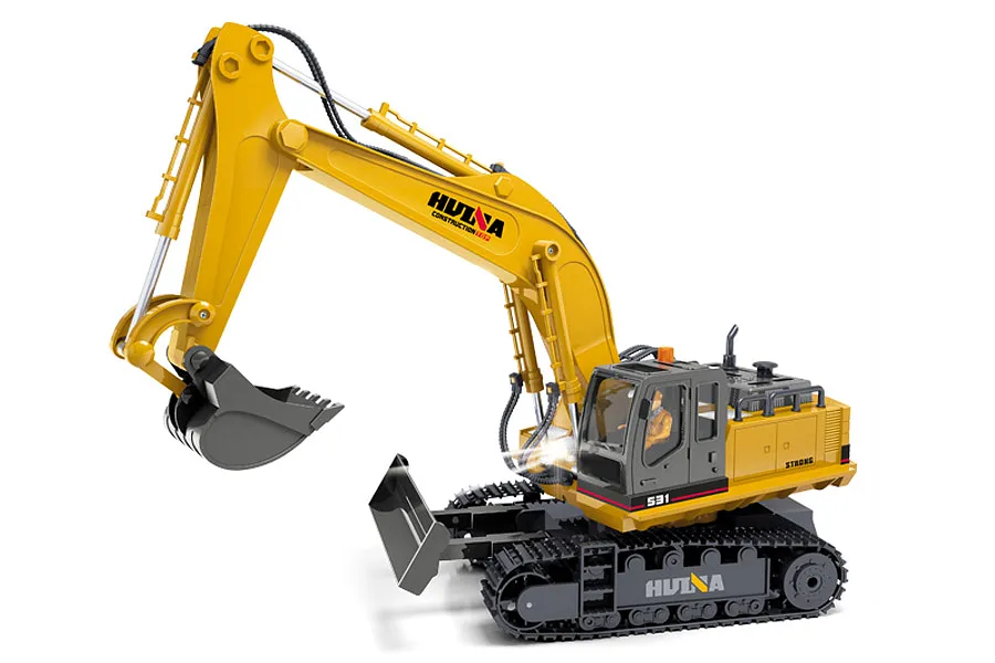 Huina 1/16 Electric RC Front Loader, Dump Truck &amp;amp; Excavator - Essential Earth Moving Bundle image 139376