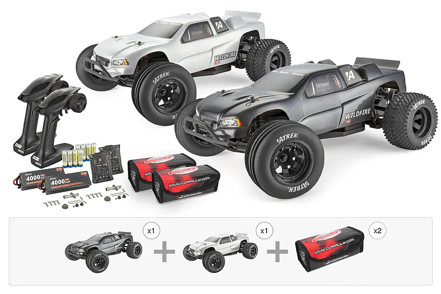 Atrek Wildfire Pro RC Stadium Truck - Brushless Team Pack image 139869