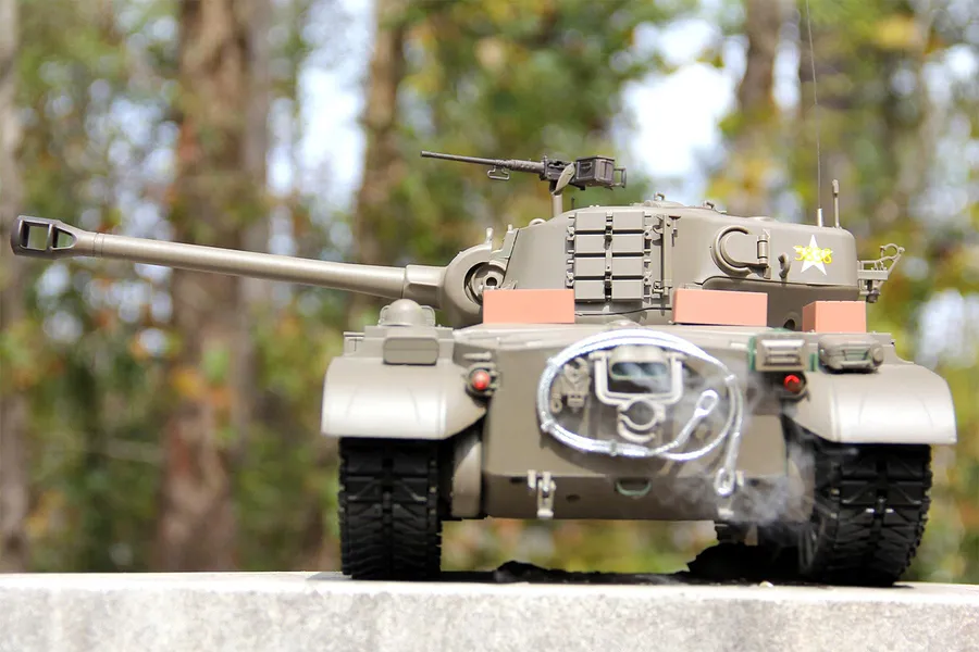 Heng Long 1/16 USA M4A3 &amp;quot;Sherman&amp;quot; &amp;amp; USA M26 &amp;quot;Pershing&amp;quot; Tanks - WWII Allied Bundle image 140344