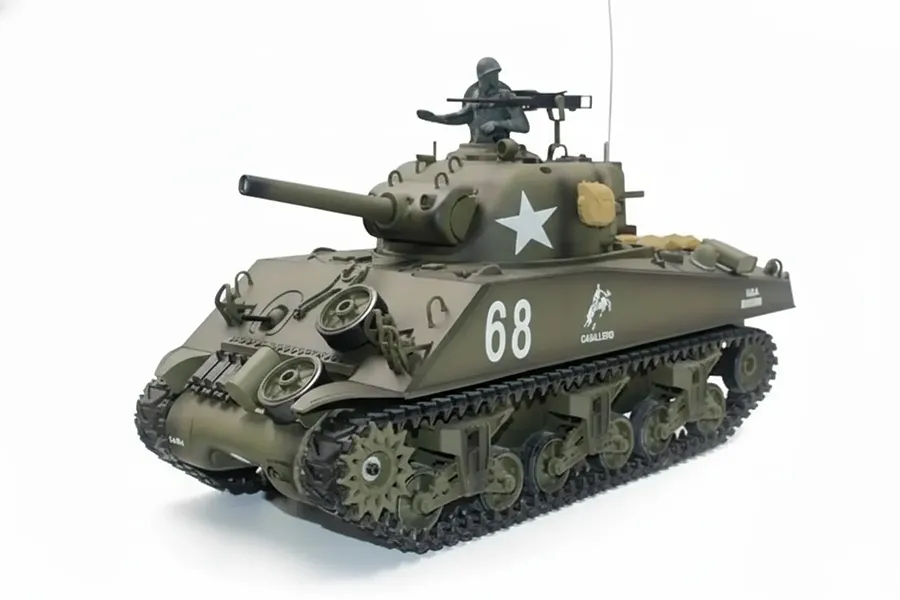 Heng Long 1/16 USA M4A3 &amp;quot;Sherman&amp;quot; &amp;amp; USA M26 &amp;quot;Pershing&amp;quot; Tanks - WWII Allied Bundle image 140354