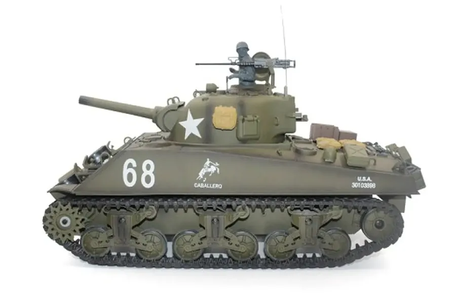 Heng Long 1/16 USA M4A3 &amp;quot;Sherman&amp;quot; &amp;amp; USA M26 &amp;quot;Pershing&amp;quot; Tanks - WWII Allied Bundle image 140356