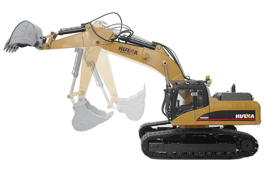 Huina 1/14 RC Excavator, Dump Truck &amp;amp; Front End Loader - Pro Earth Moving Bundle image 143260