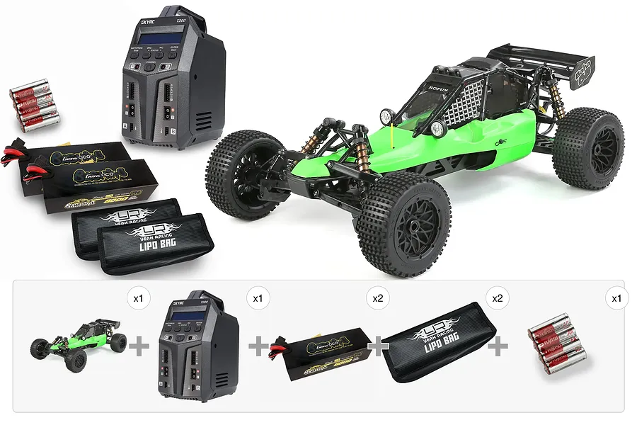 Rovan E-Baja 8S 5B RC Buggy Electric Brushless 2WD 1/5 Scale RTR - Performance Pack image 143602