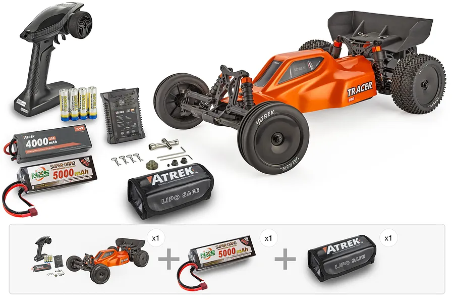 Atrek Tracer Pro RC Buggy - Brushless Speed Performance Pack image 144318