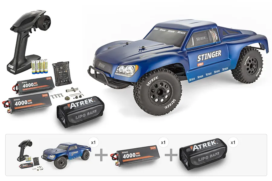 Atrek Stinger Pro RC Short Course Truck - Brushless Speed Performance Pack image 145407