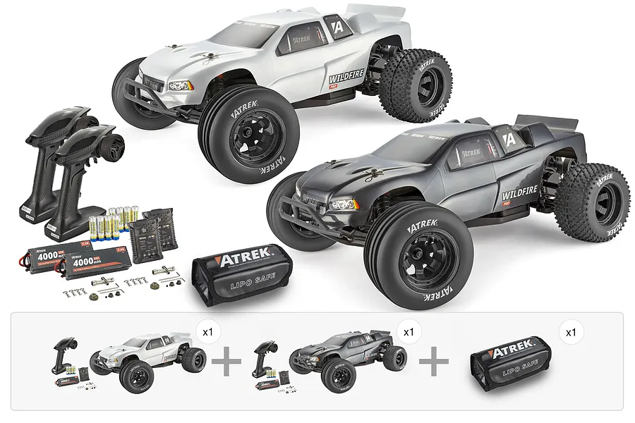 Atrek Wildfire Pro RC Stadium Truck - Brushless Team Pack image 145458