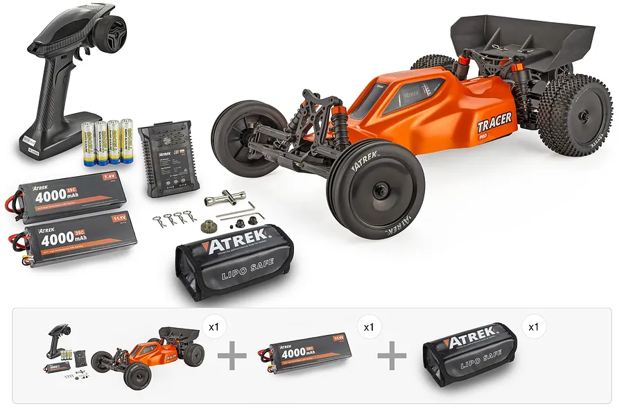 Atrek Tracer Pro RC Buggy - Brushless Speed Performance Pack image 145809