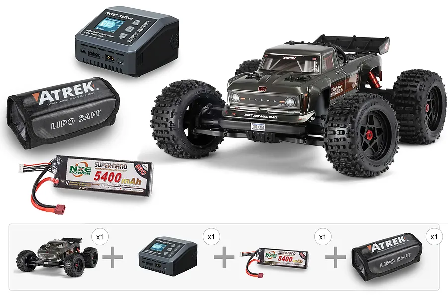 ARRMA Outcast 4S RC Stunk Truck - Performance Pack image 145912