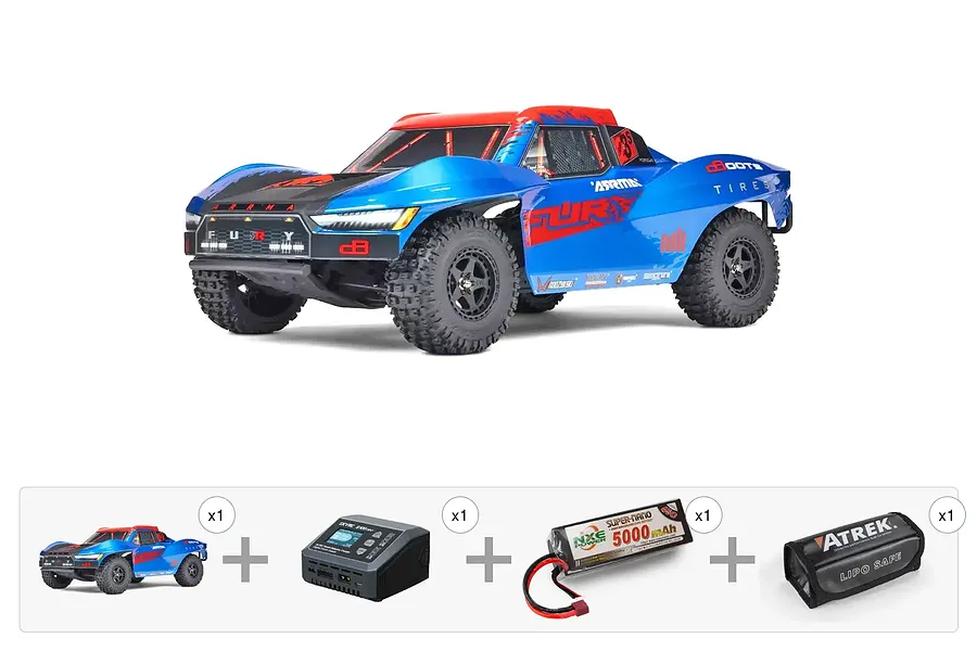 ARRMA Fury 223S RC Short Course Truck - Performance Pack image 146607