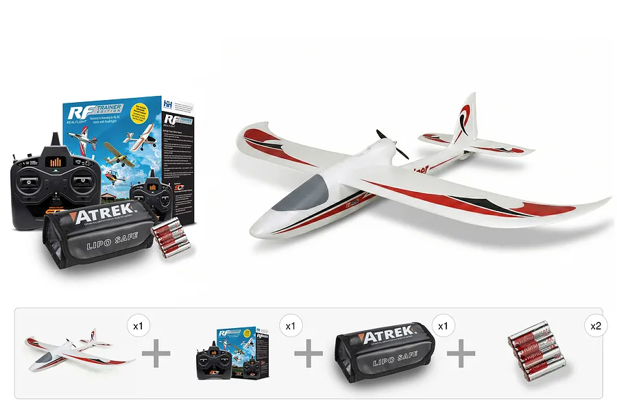 FMS RC Plane Easy Trainer 1.3m RTF - Learn To Fly Bundle image 147646