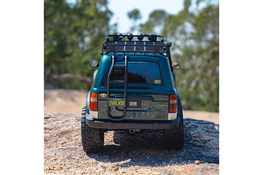 FMS FCX10 OVR LC80 RS Land Cruiser 80 RC Rock Crawler Electric Brushless 4WD 1/10 Scale RTR - Green (+ 4 Other Products) Bundle image 149385