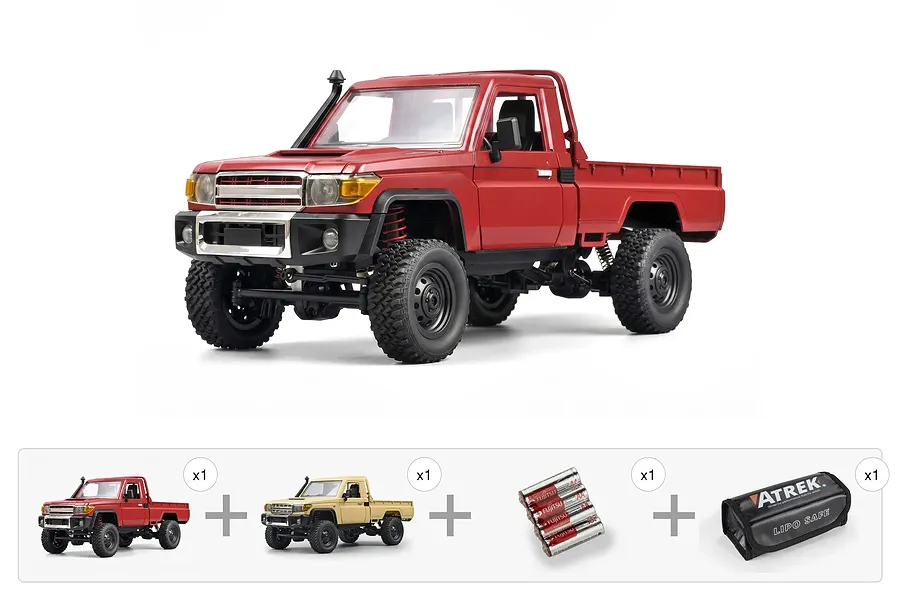 MN Model Toyota LC79 RC Rock Crawler - Team Pack image 1