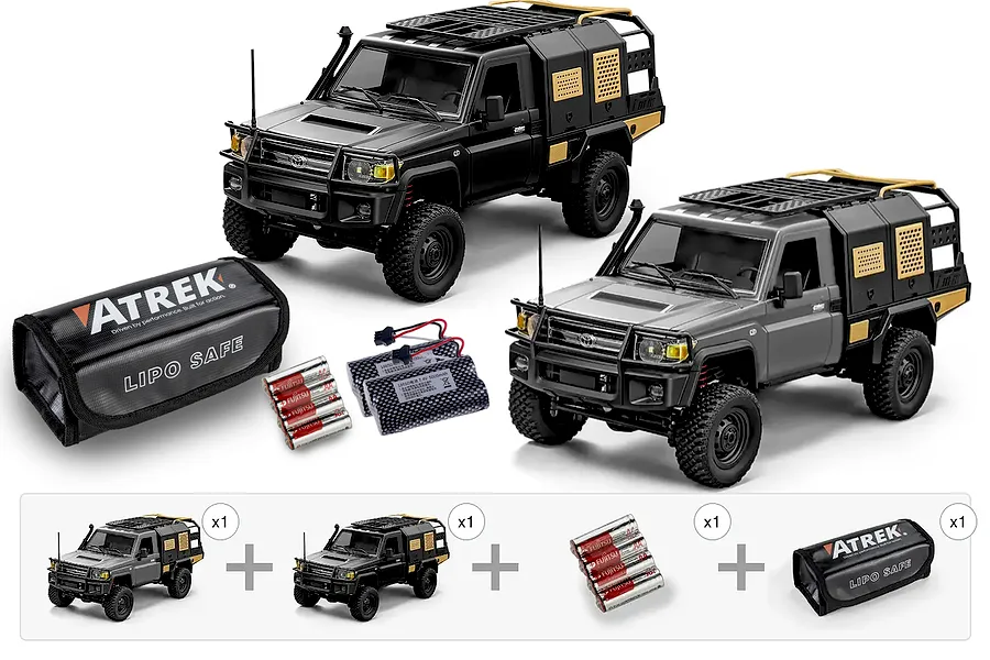 MN Model Toyota LC79 RC Rock Crawler - Team Pack image 1
