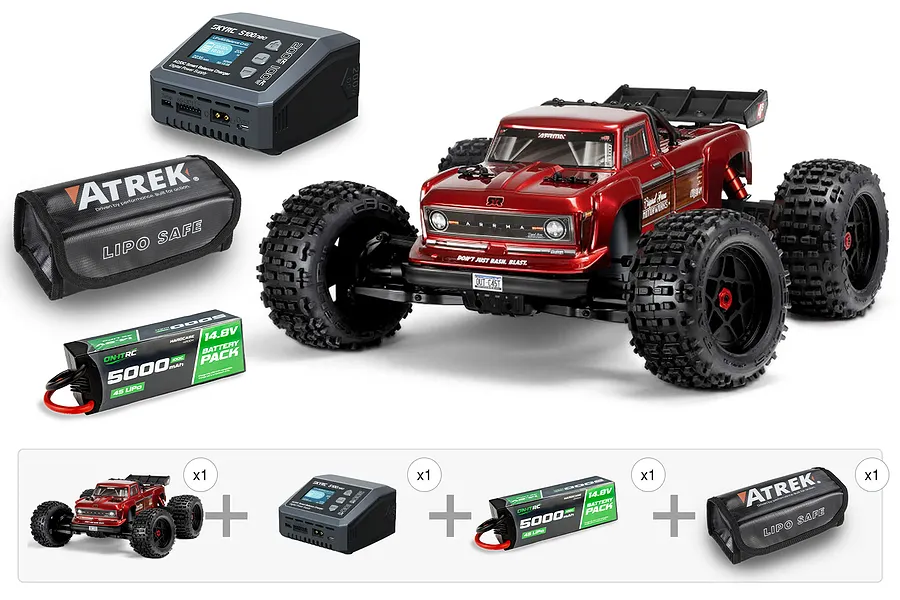 ARRMA Outcast 4S RC Stunk Truck - Performance Pack image 1
