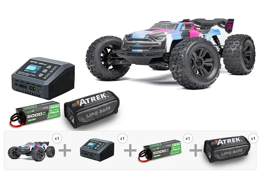 ARRMA Kraton 6S V6 BLX RC Truggy - Performance Pack image 1