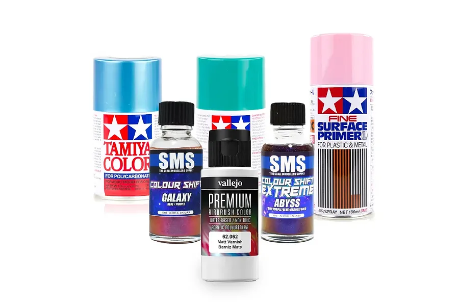 Model Paints & Primers for Scale Kits