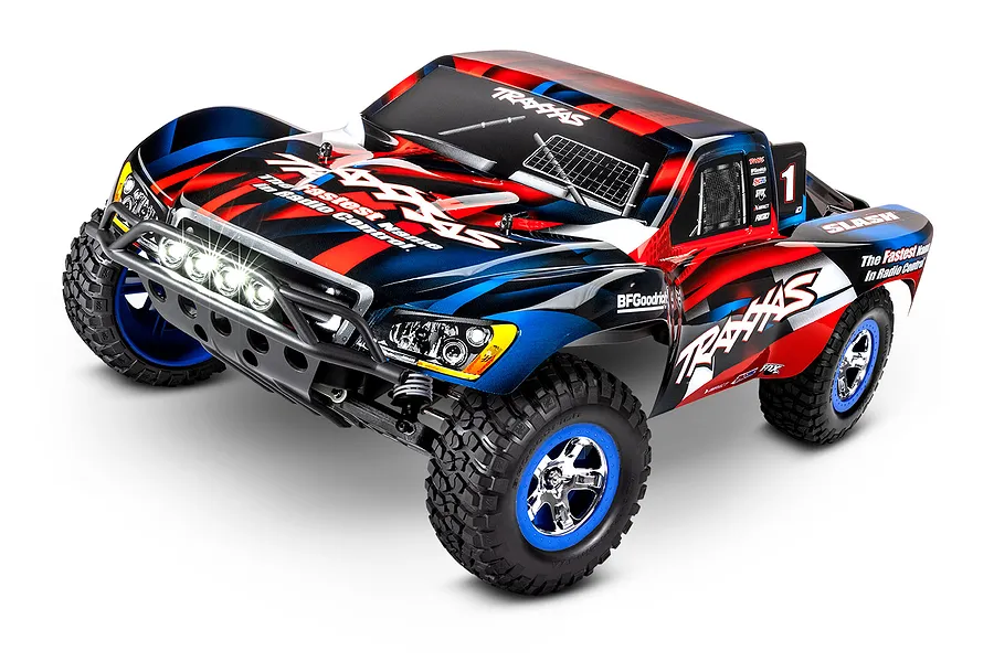 Traxxas Slash XL-5 RC Short Course Truck Electric 2WD 1/10 Scale RTR with LED Light Kit image 111965