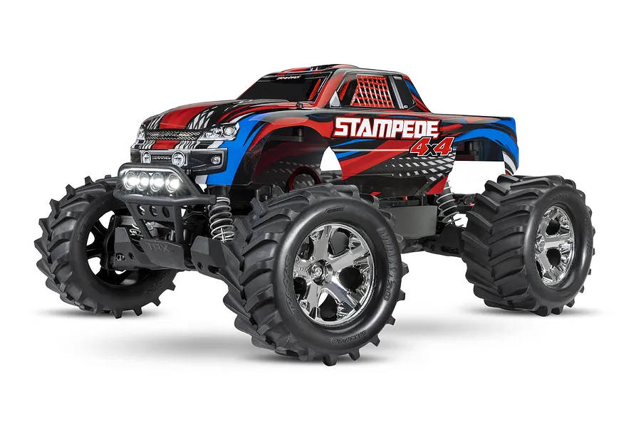 Traxxas Stampede 4x4 RC Monster Truck Electric 4WD 1/10 Scale RTR with LED Light Kit image 114235