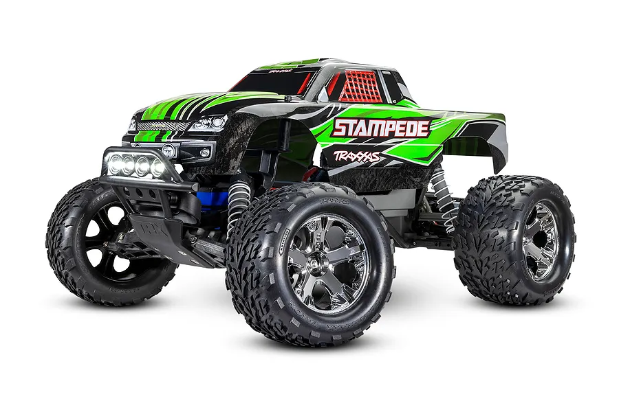 Traxxas Stampede XL-5 RC Monster Truck Electric 2WD 1/10 Scale RTR with LED Light Kit image 3957