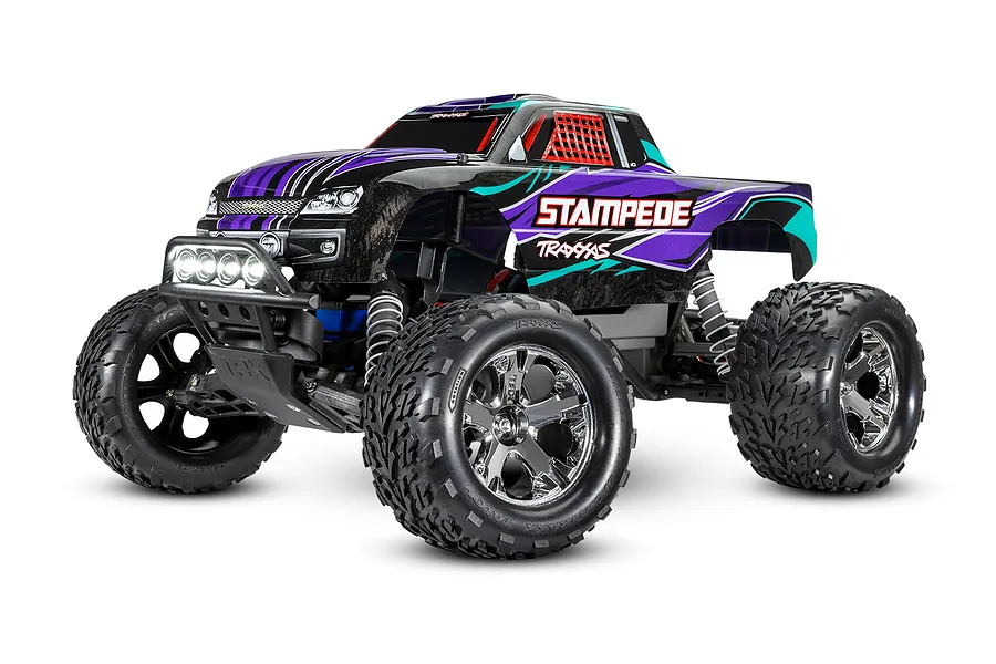 Traxxas Stampede XL-5 RC Monster Truck Electric 2WD 1/10 Scale RTR with LED Light Kit image 3959
