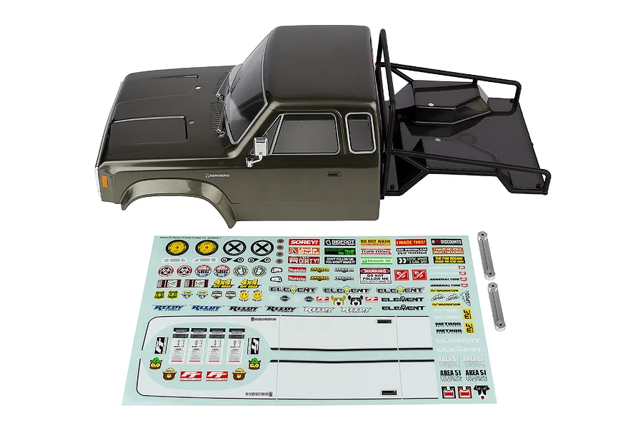 Element RC Sendero HD Painted 1/10 Body Shell - Titanium image 100007