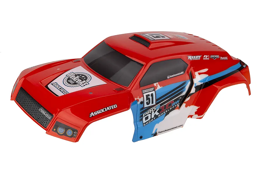 Team Associated Pro2 DK10SW Painted 1/10 Body Shell - Red image 100013