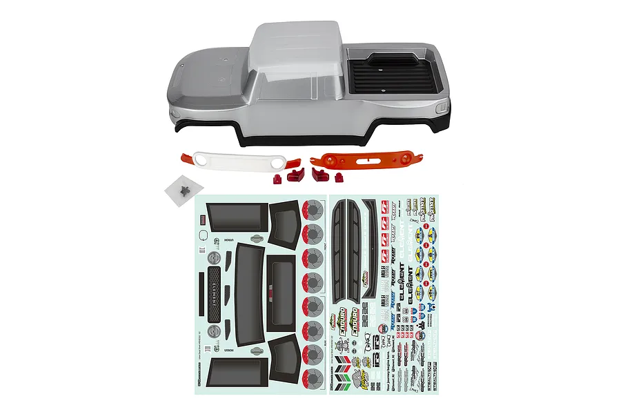 Element RC Utron Painted 1/10 Body Shell Set - Grey image 100014