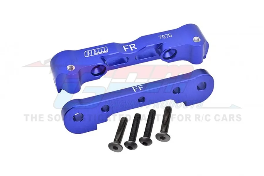 GPM Aluminium Front Lower Suspension Mounts 2Pcs - Blue image 100030