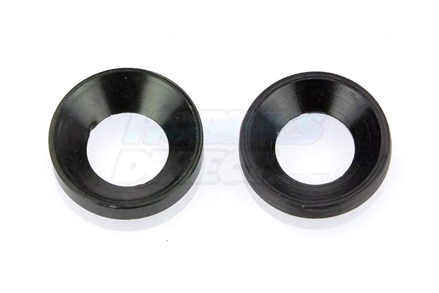 Rovan 6x12x2.5mm Black Aluminium Countersunk Washers 2Pcs image 10004