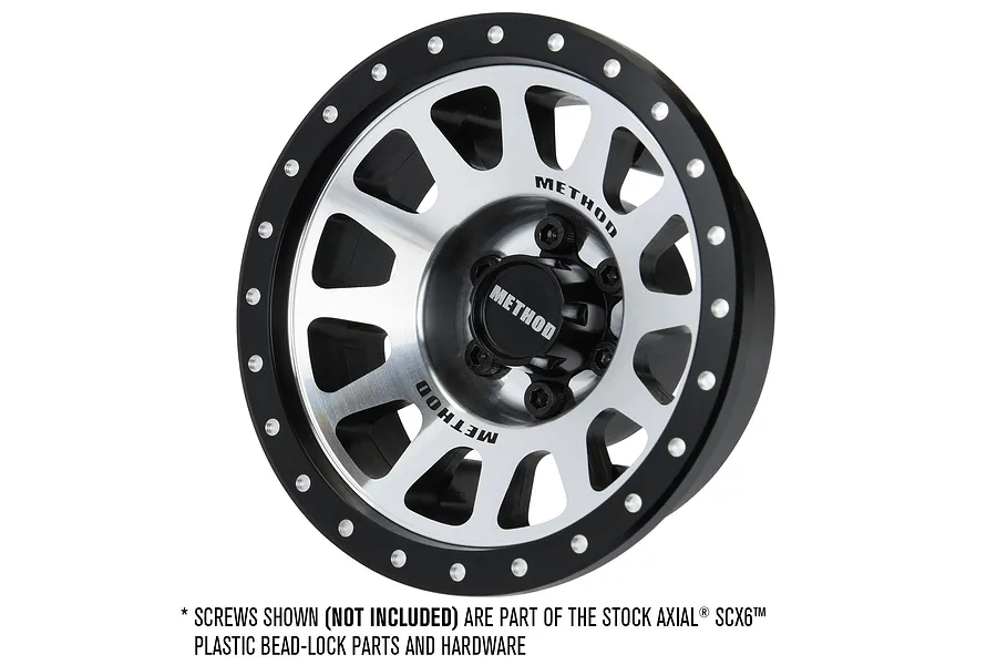 Pro-Line 2.9&amp;quot; Method 305 +2 Offset Aluminium Wheel Faces 2Pcs - Silver image 100152