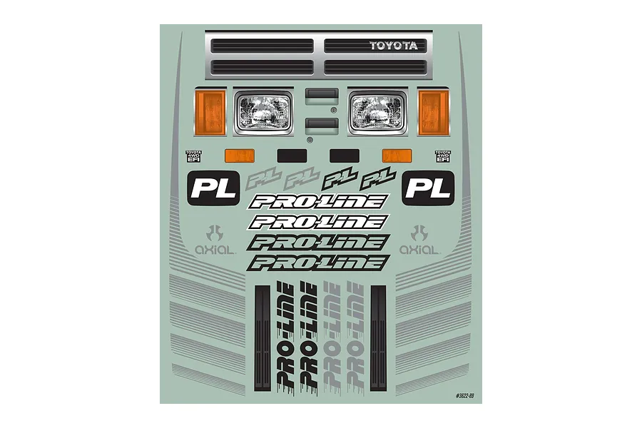 Pro-Line 1/6 1985 Toyota Hilux SR5 Cab-Only Unpainted Body Shell - Clear image 100217