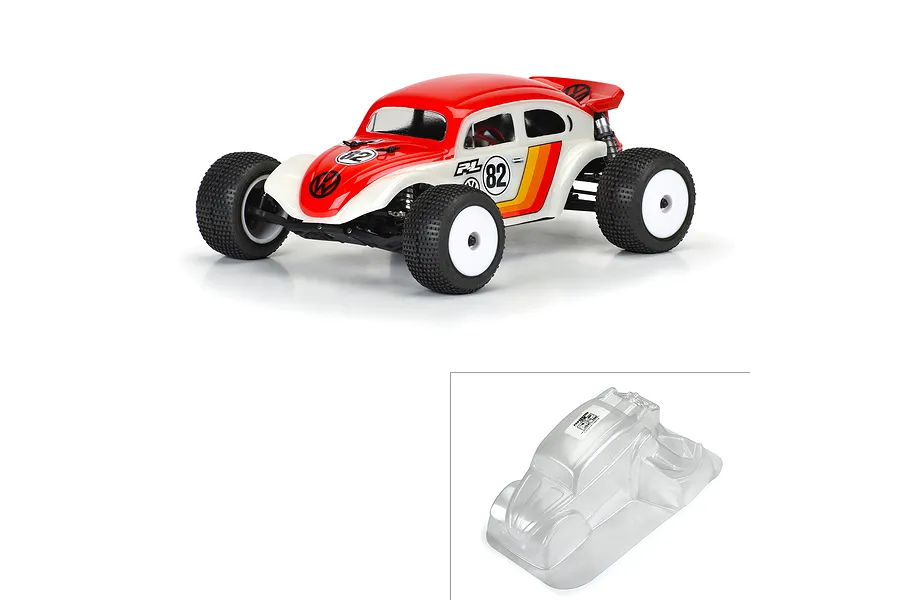 Pro-Line 1/18 Volkswagen Baja Bug Unpainted Body Shell - Clear image 100232