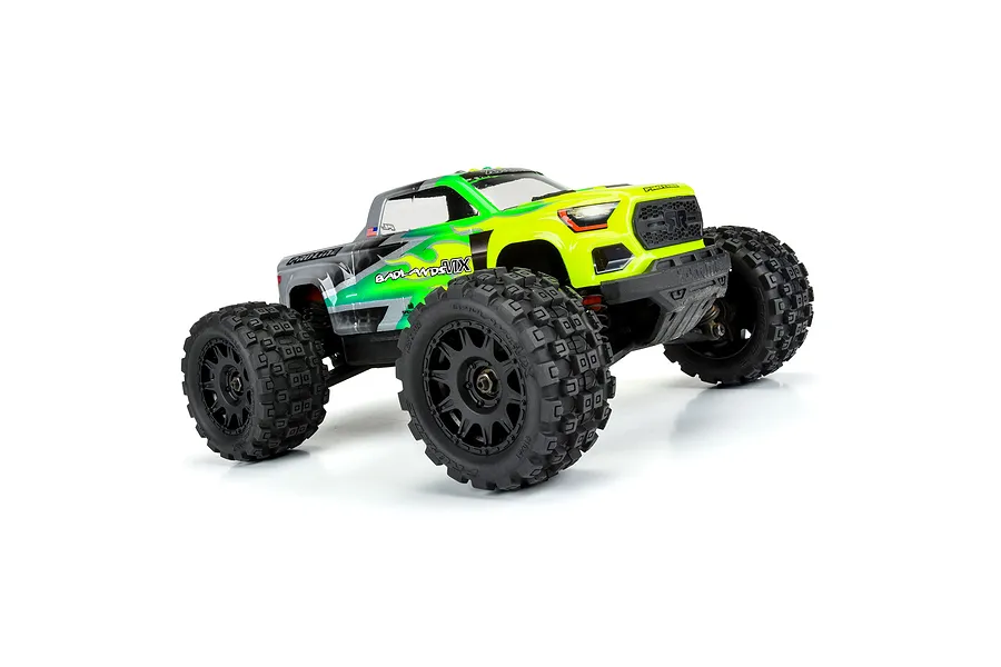 Pro-Line 1.85&amp;quot; Badlands MX Tyres on Black Raid Rims 4Pcs image 100251