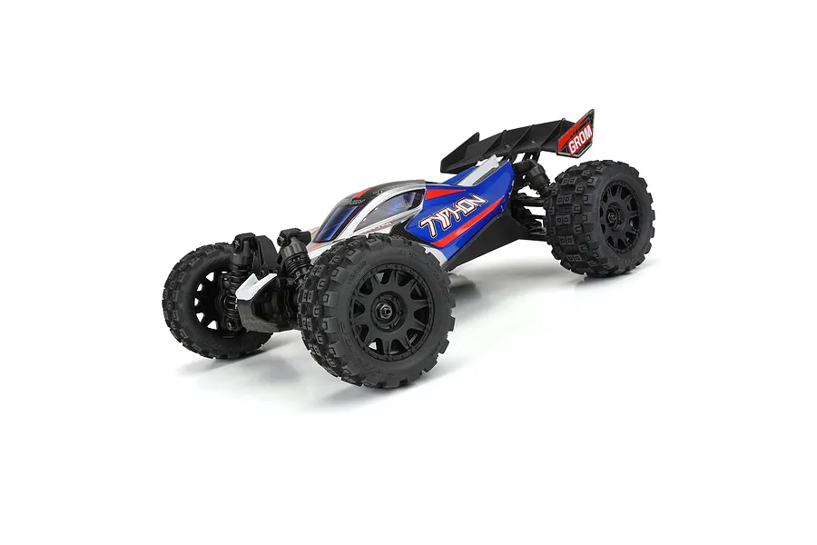 Pro-Line 1.85&amp;quot; Badlands MX Tyres on Black Raid Rims 4Pcs image 100252
