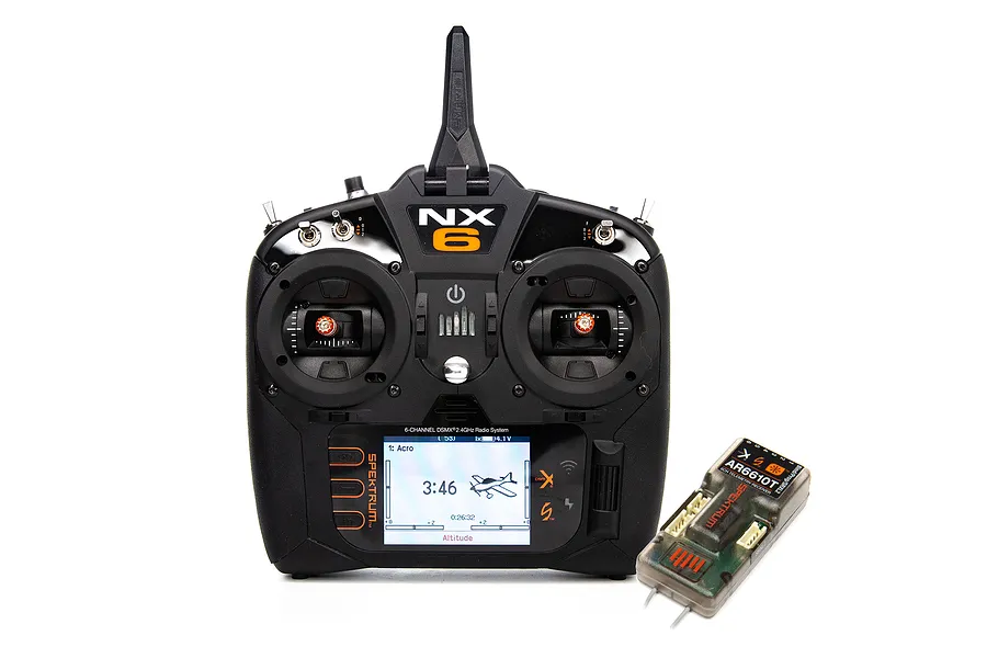 Spektrum NX6 2.4Ghz 6Ch Transmitter With AR6610T Receiver image 100273