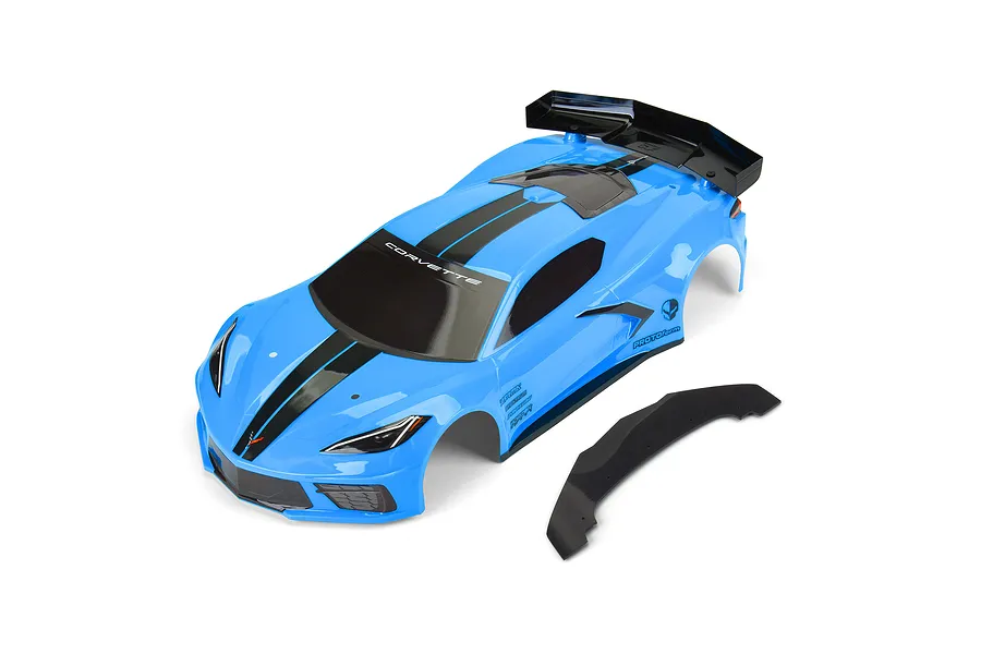 Protoform 1/7 Chevrolet Corvette C8 Painted Body Shell - Blue image 100295