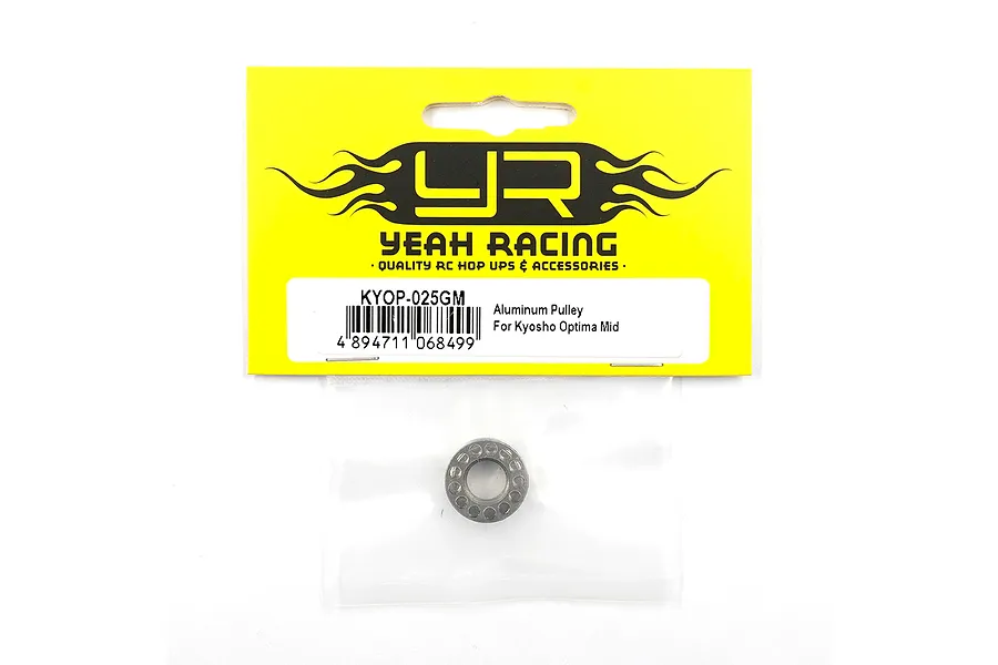 Yeah Racing Aluminium Pulley - Titanium image 100504