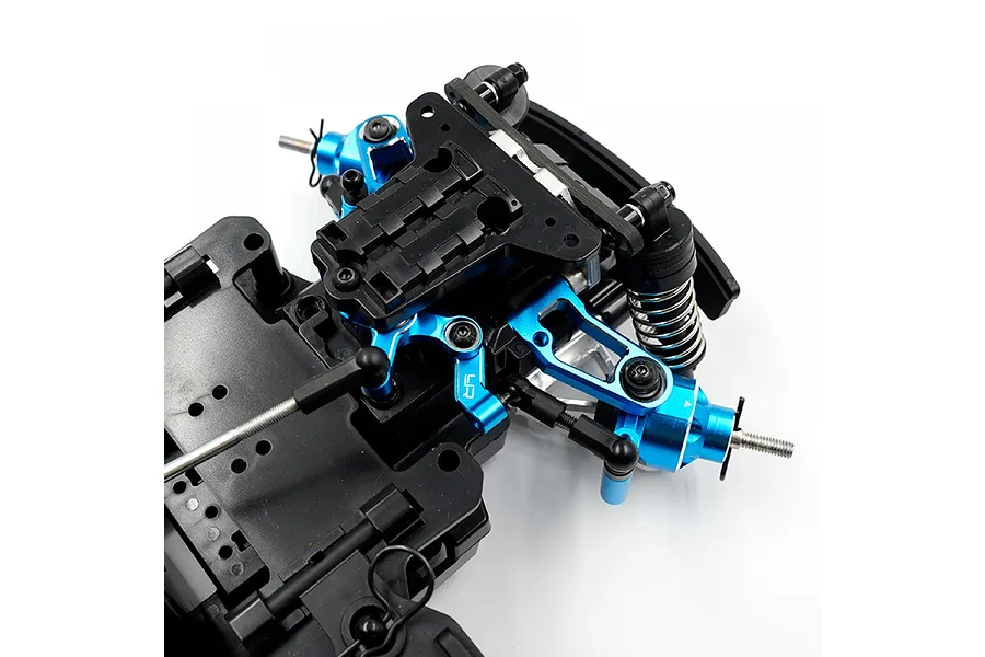 Yeah Racing Aluminium and Steel Conversion Kit 2Pcs - Blue image 100508