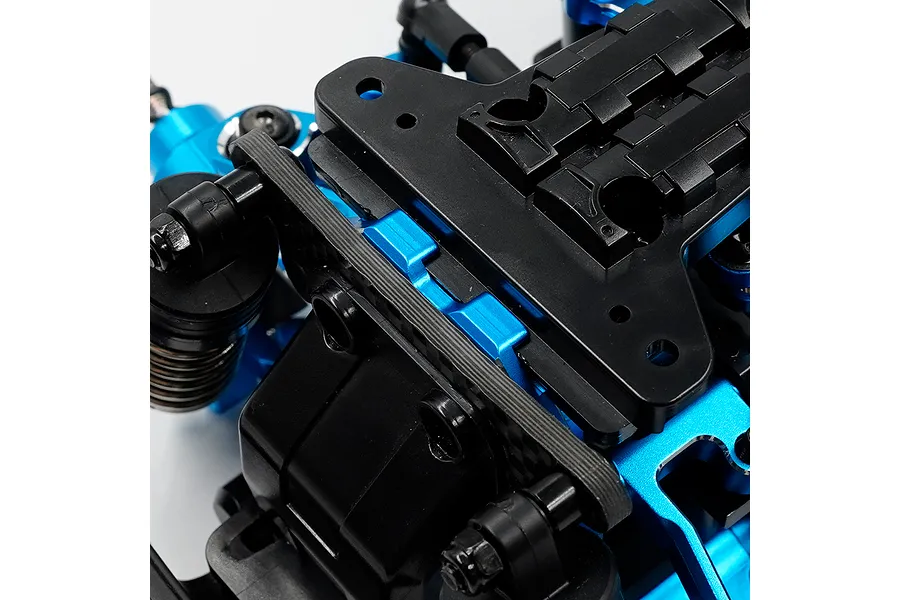Yeah Racing Aluminium and Steel Conversion Kit 2Pcs - Blue image 100511
