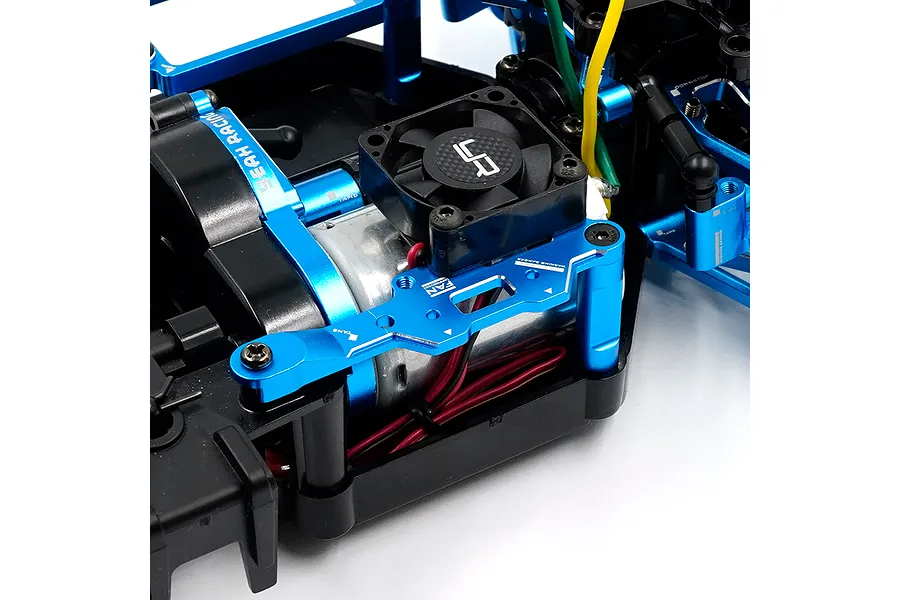 Yeah Racing Aluminium and Steel Conversion Kit 2Pcs - Blue image 100513
