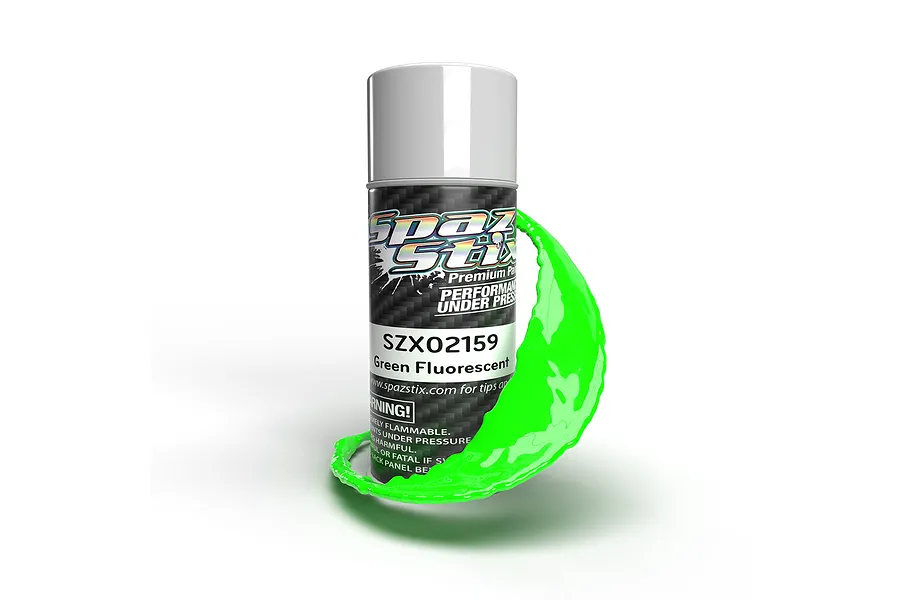 S Stix Green Fluorescent Spray Paint 100ml image 100543